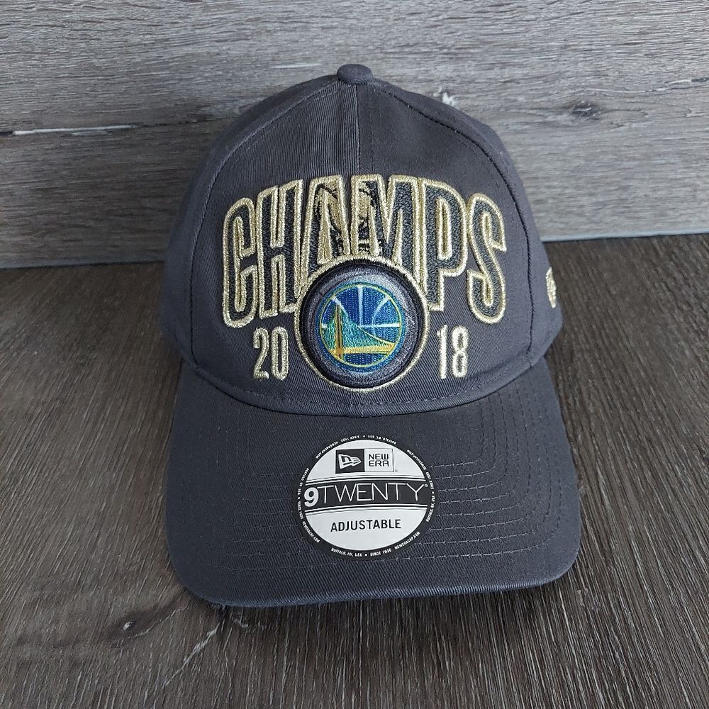 Golden State Warriors New Era 2018 NBA Finals Champs 9Twenty Adjustable Hat